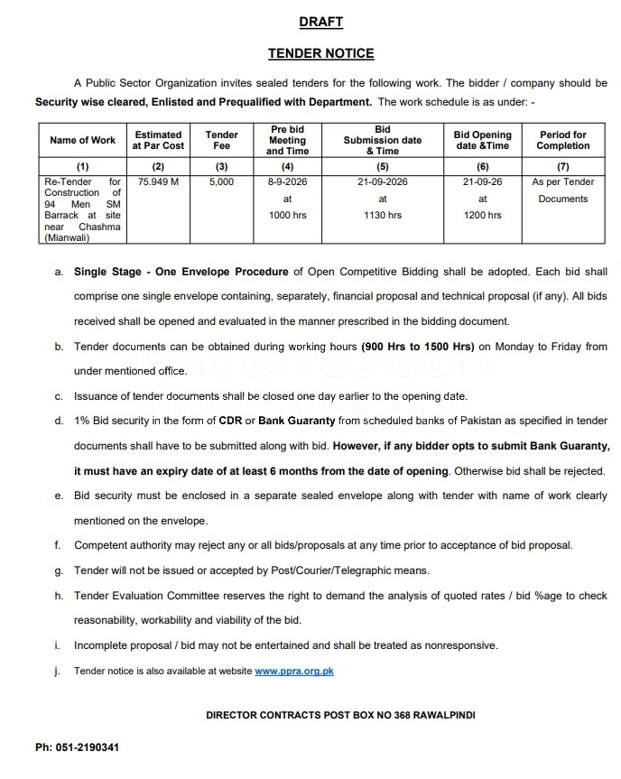 Tender Document