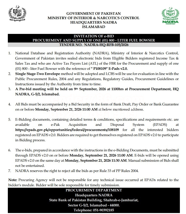 Tender Document