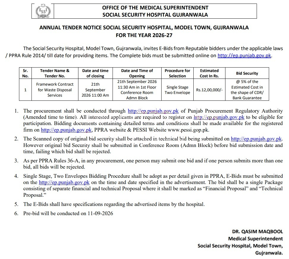 Tender Document
