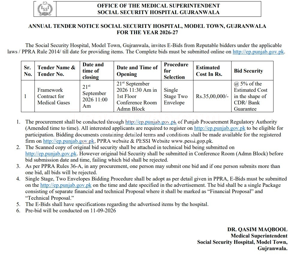 Tender Document