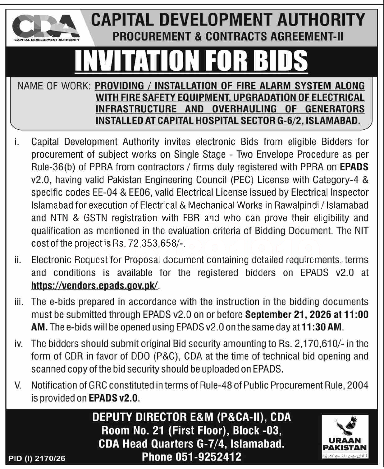 Tender Document
