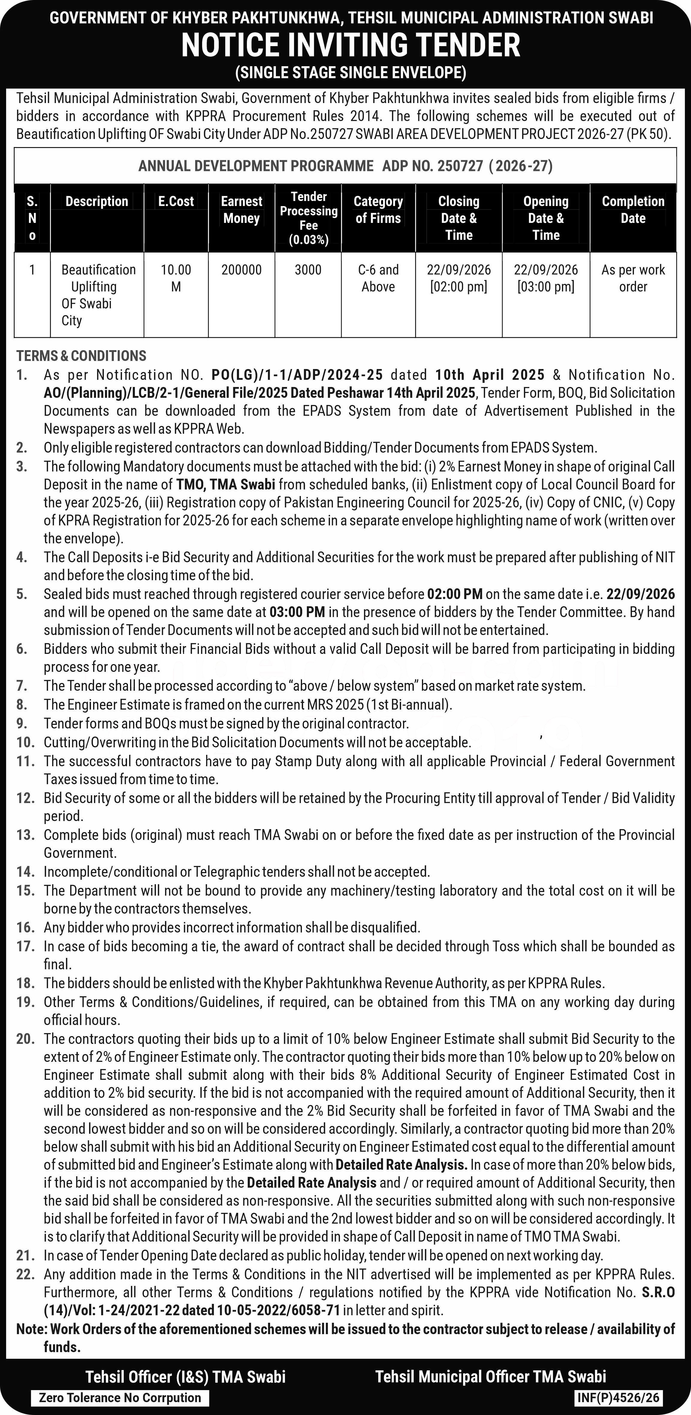 Tender Document