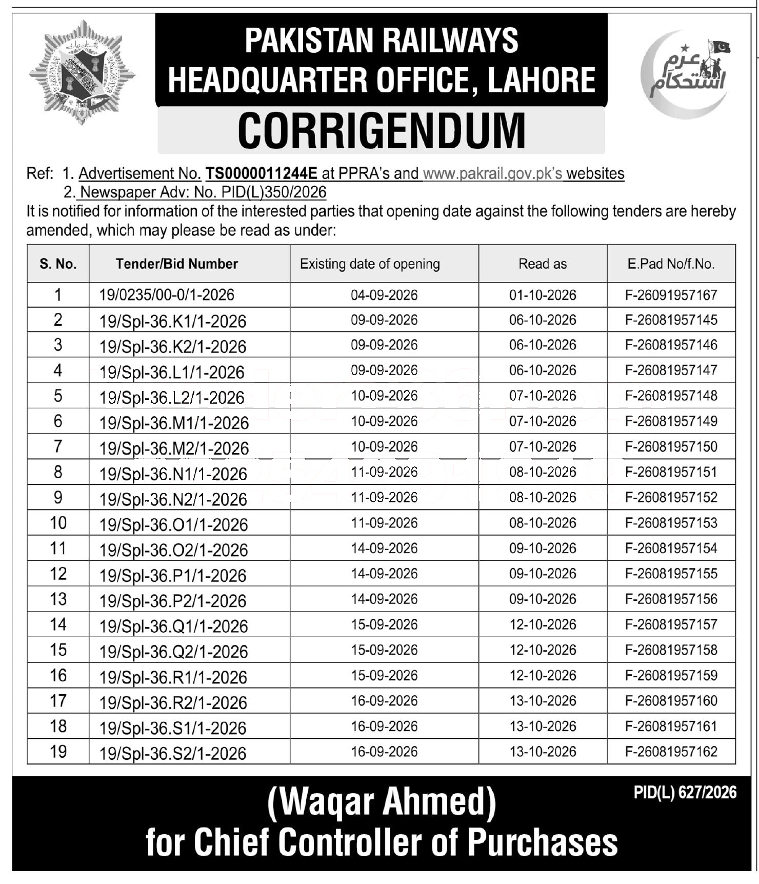 Tender Document