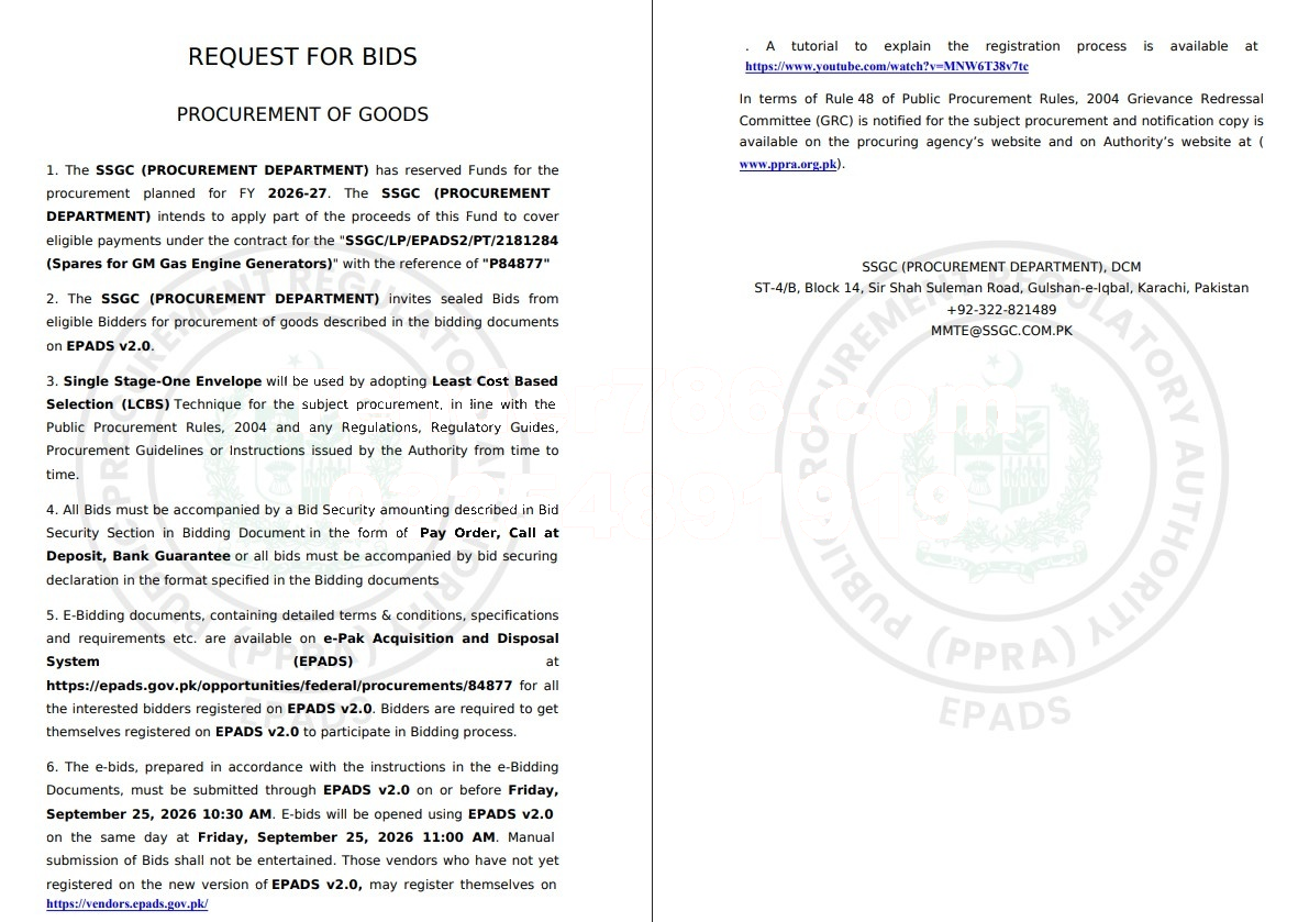 Tender Document