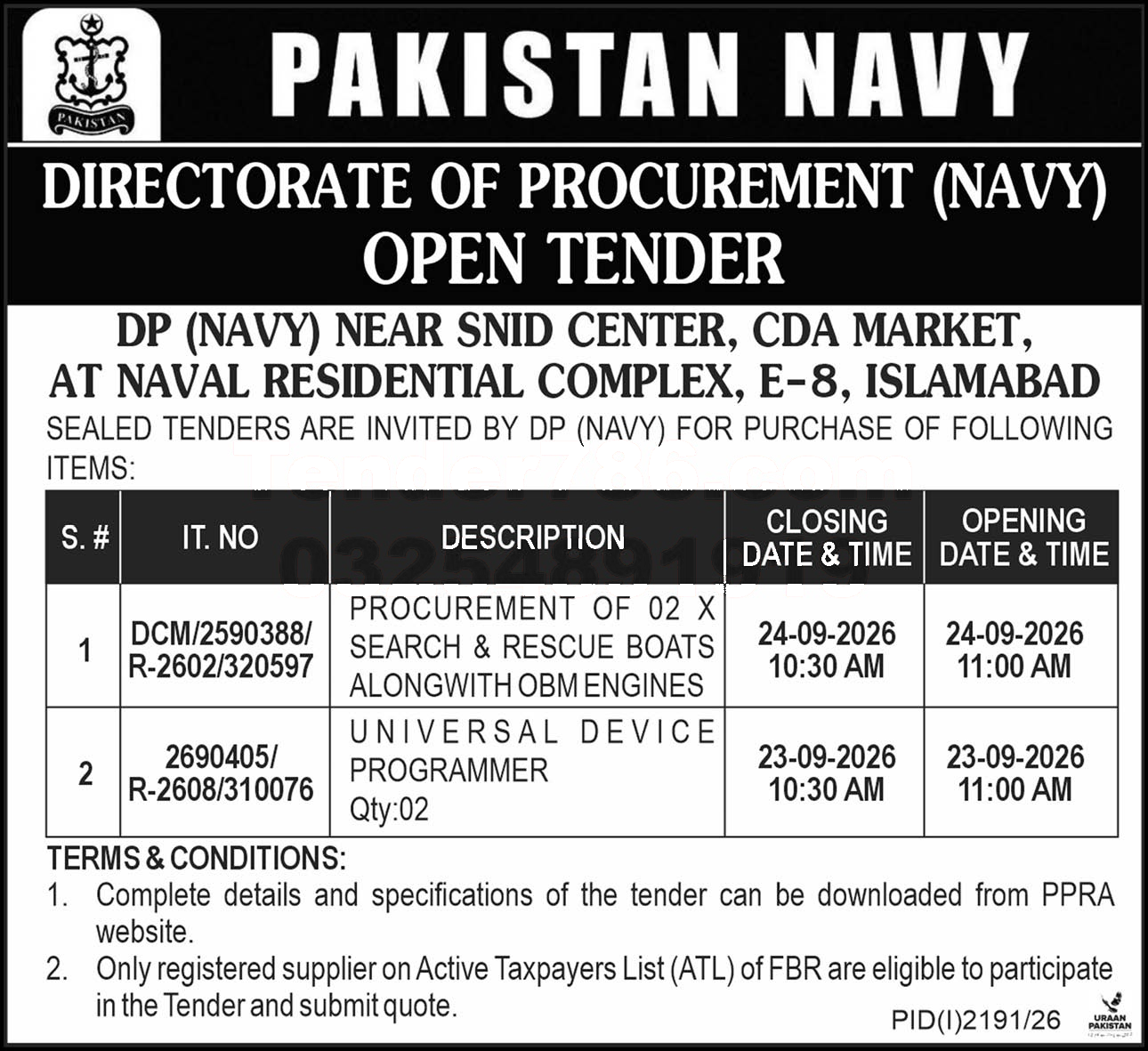 Tender Document