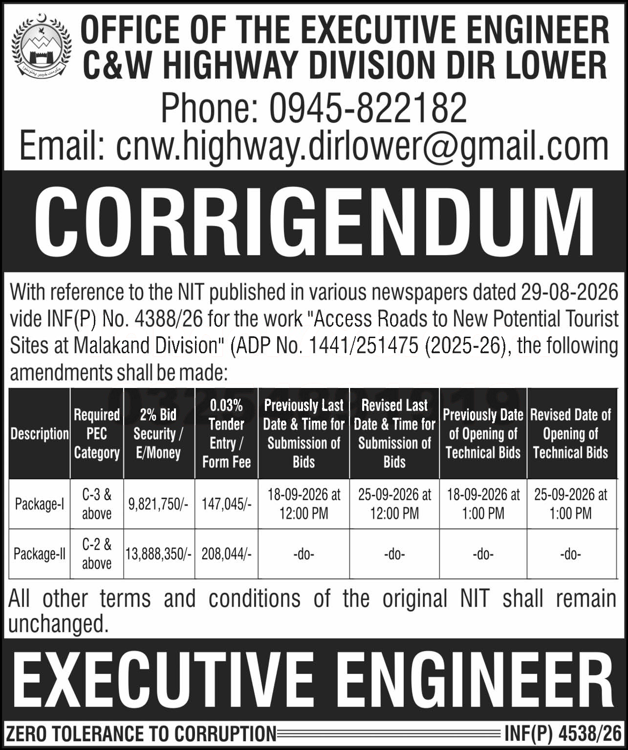 Tender Document
