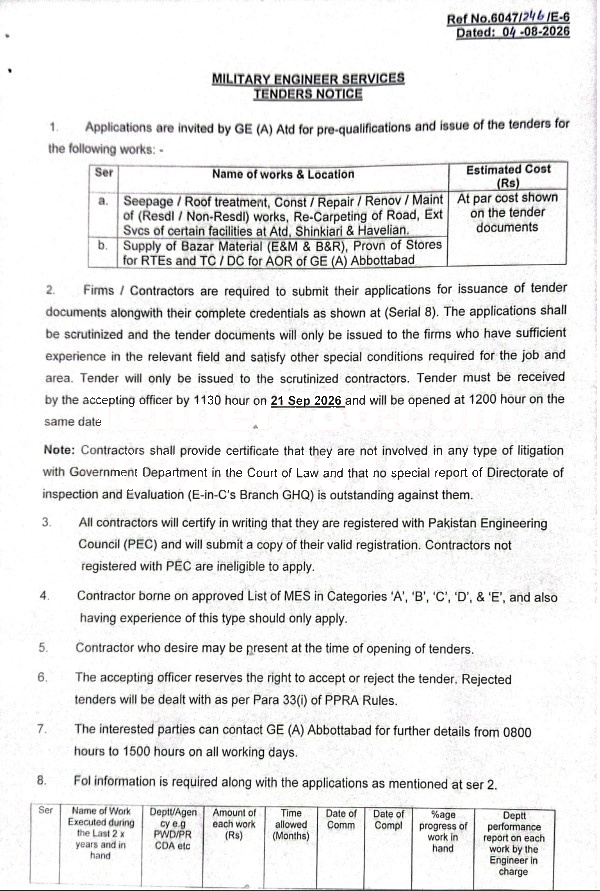 Tender Document