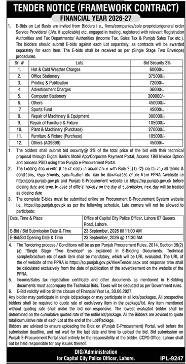 Tender Document