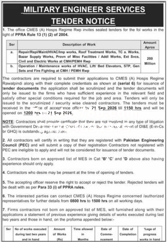 Tender Document