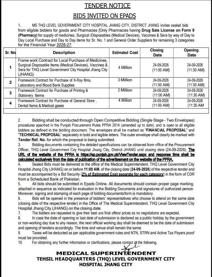 Tender Document