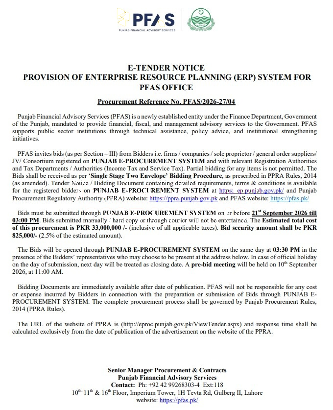 Tender Document