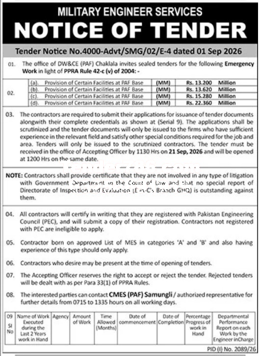 Tender Document