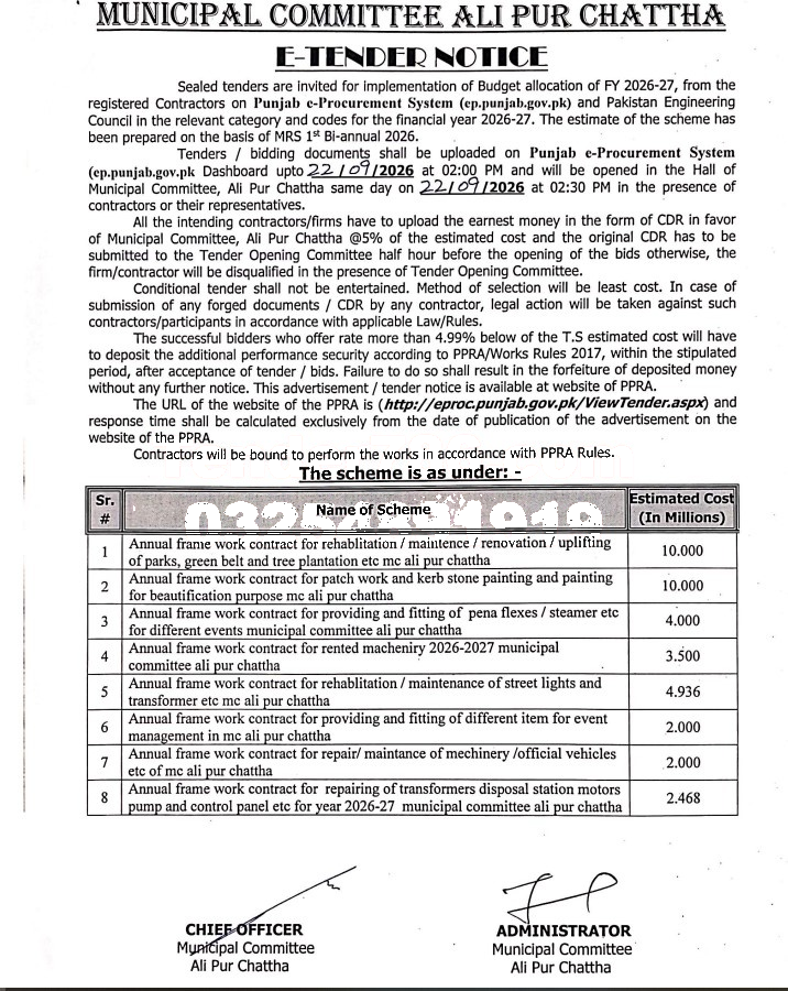 Tender Document