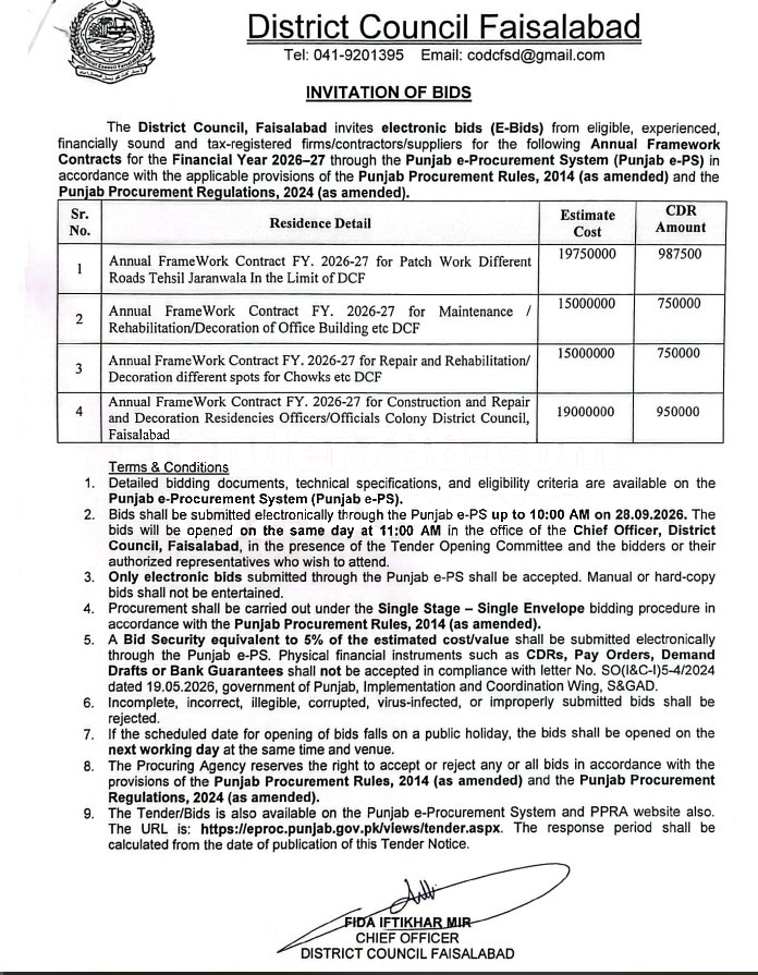 Tender Document