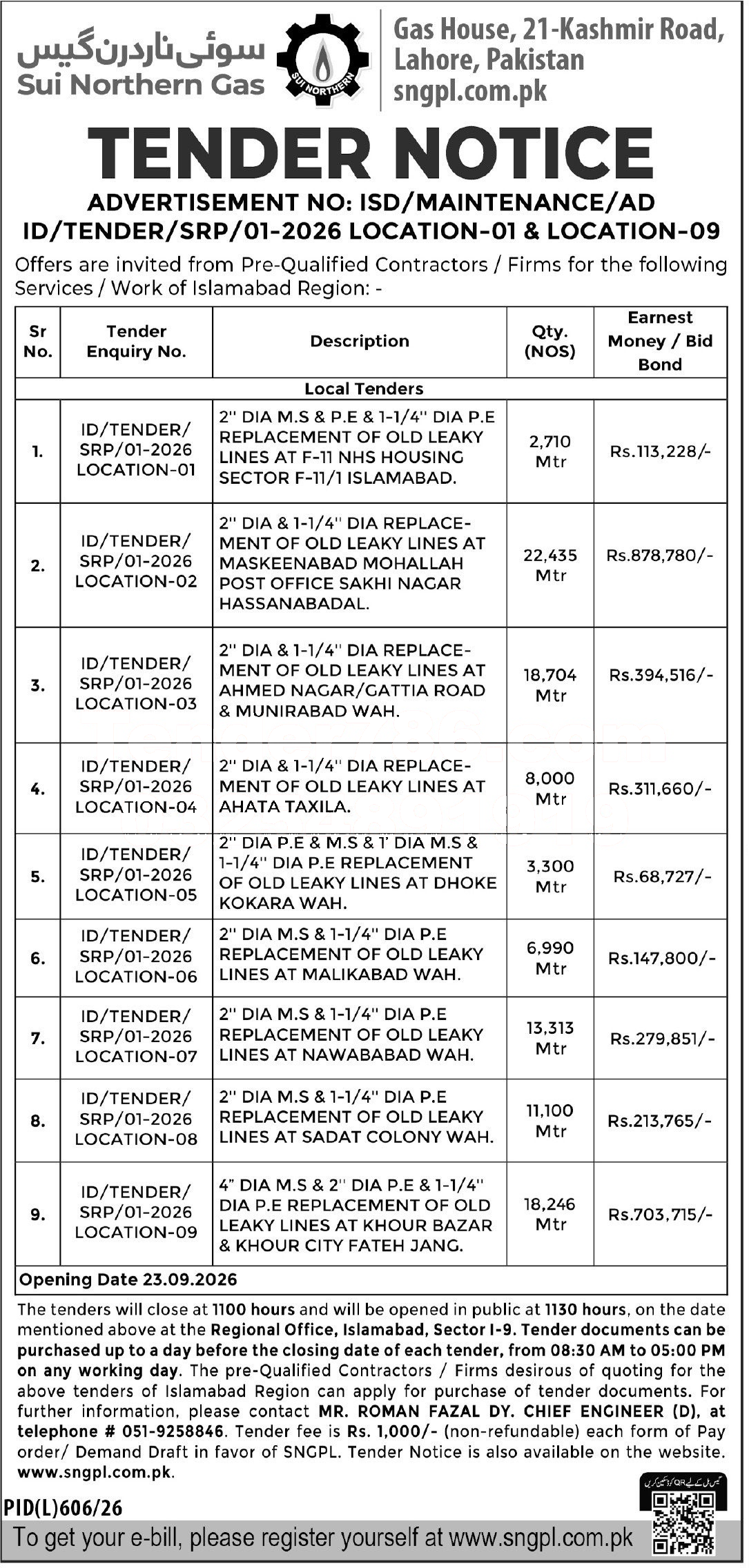 Tender Document