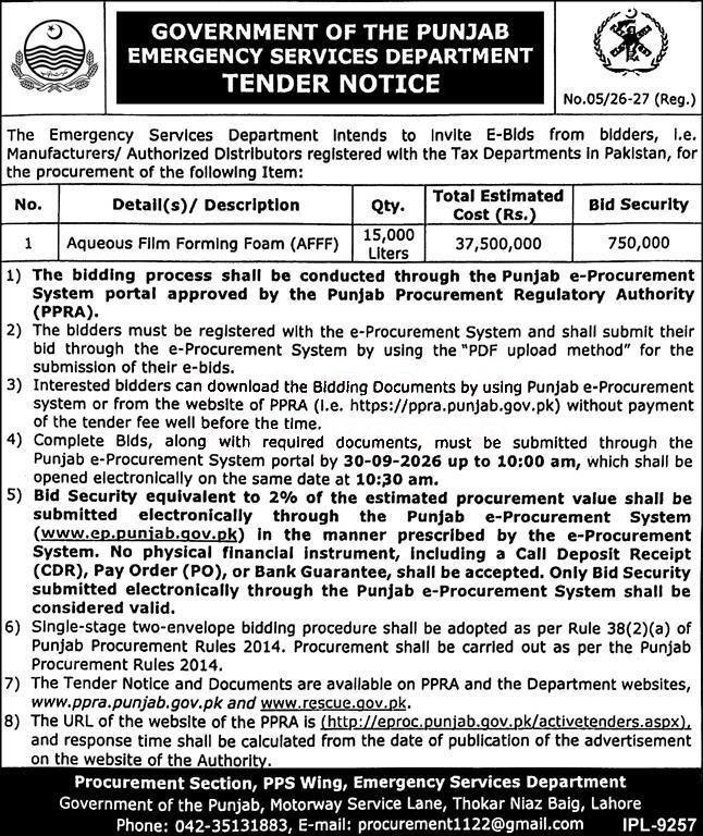 Tender Document