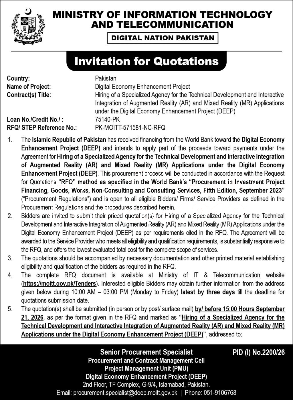 Tender Document