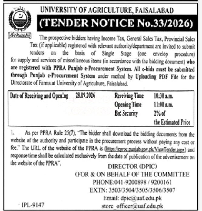 Tender Document