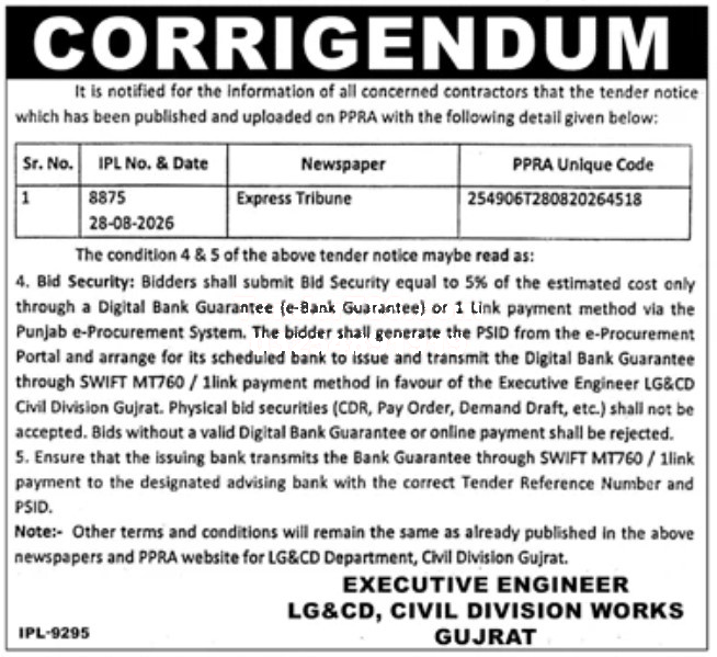 Tender Document