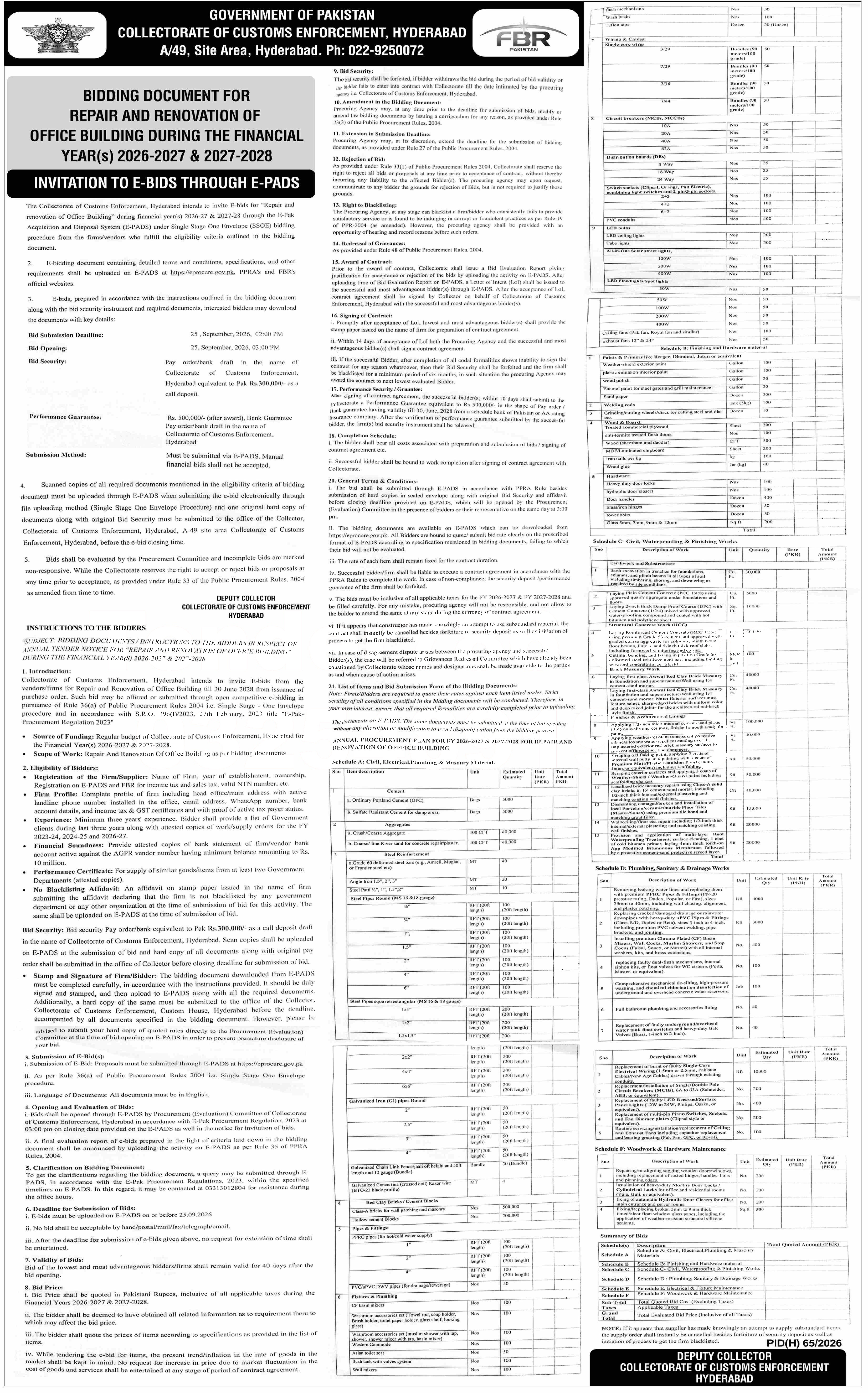 Tender Document