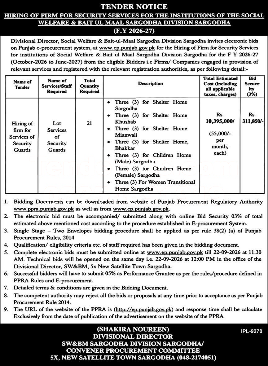Tender Document