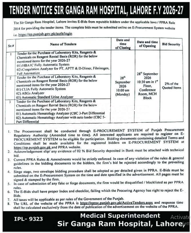 Tender Document