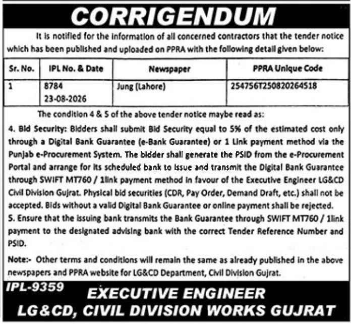 Tender Document