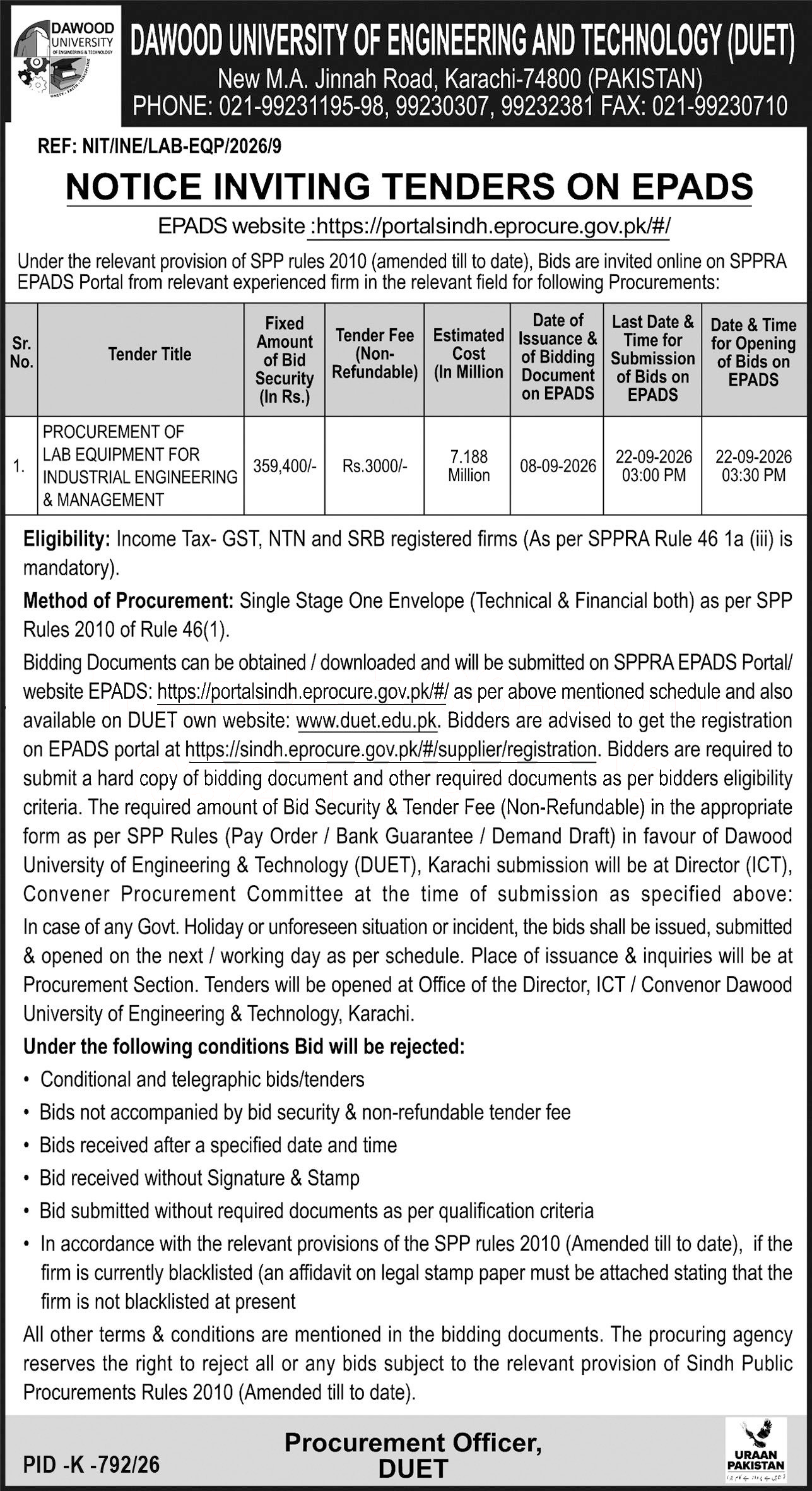 Tender Document