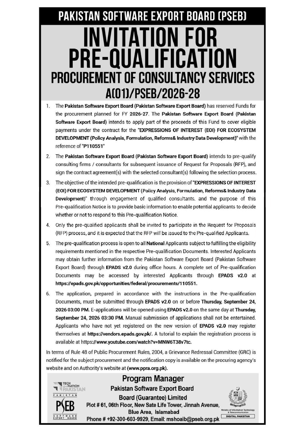 Tender Document