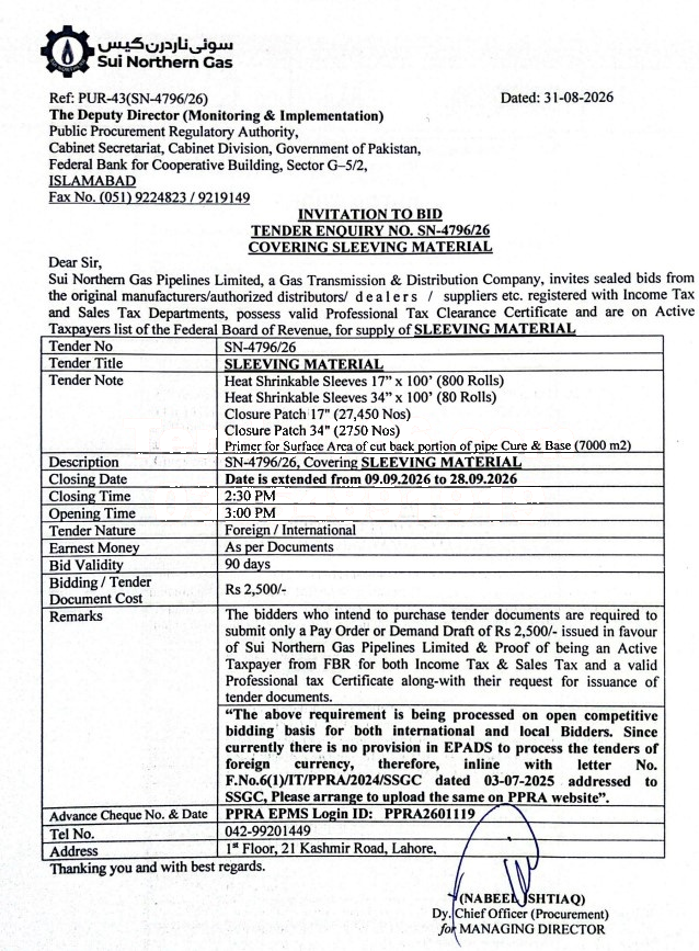 Tender Document