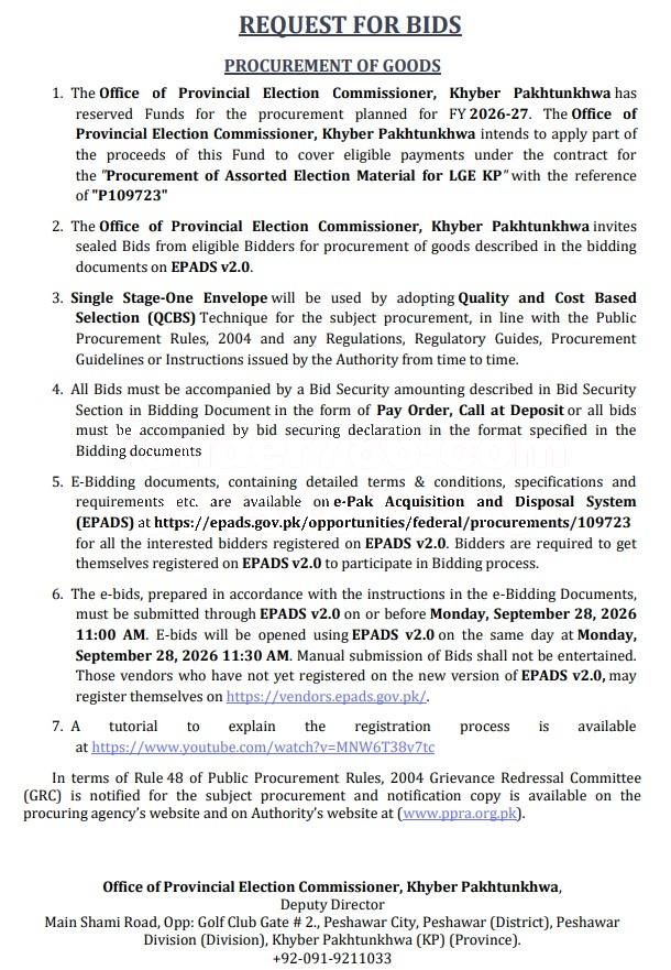 Tender Document