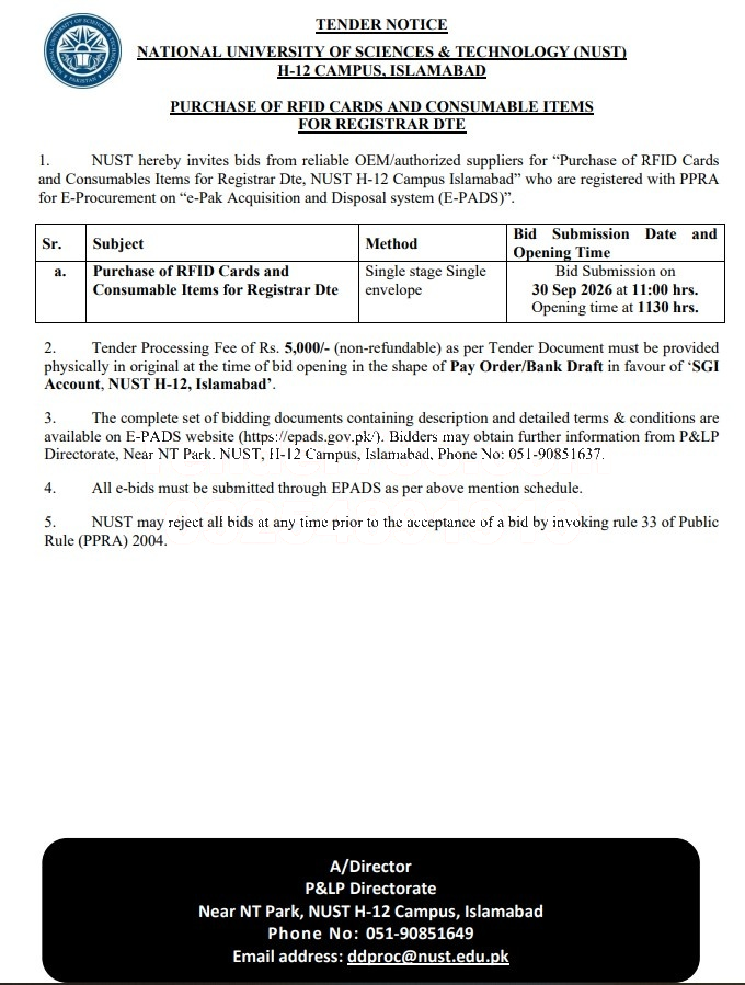 Tender Document