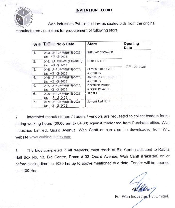 Tender Document