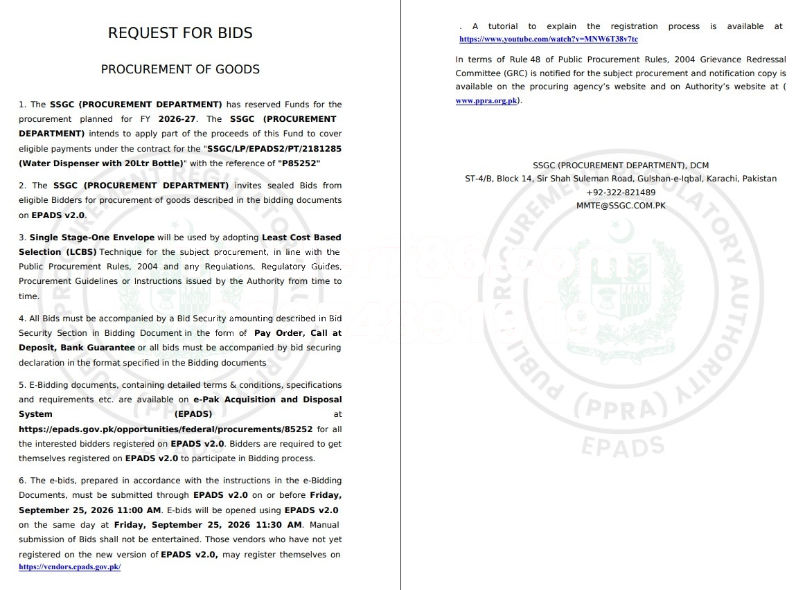 Tender Document