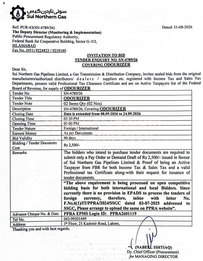 Tender Document