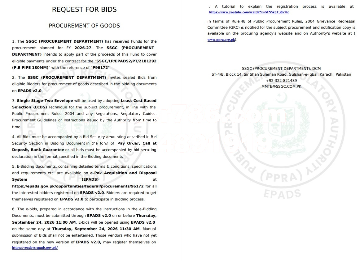 Tender Document
