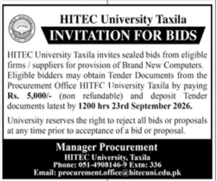 Tender Document