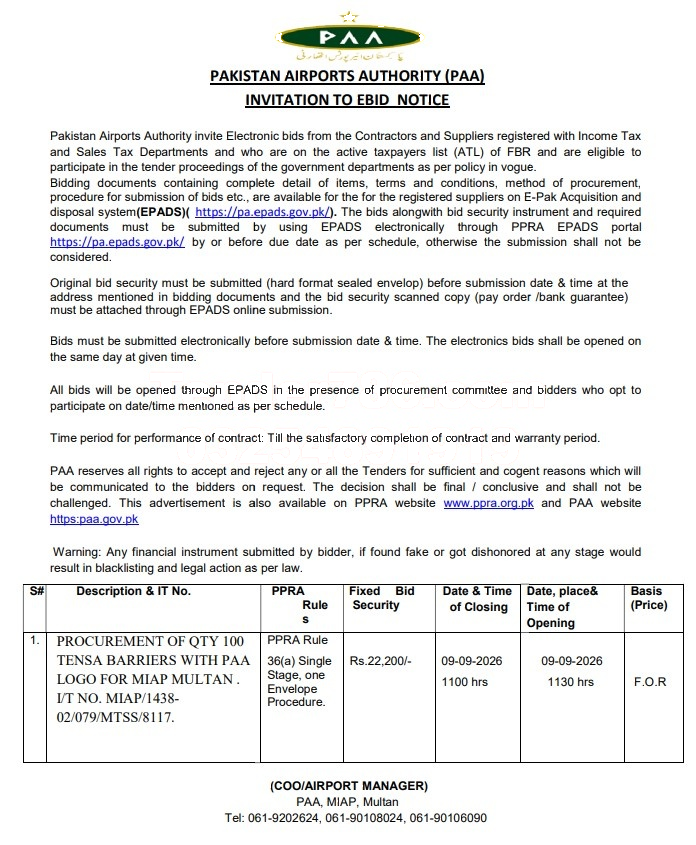 Tender Document