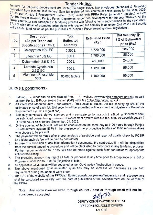 Tender Document