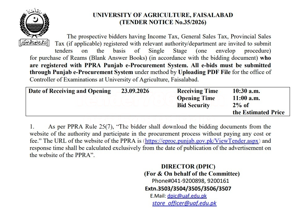 Tender Document