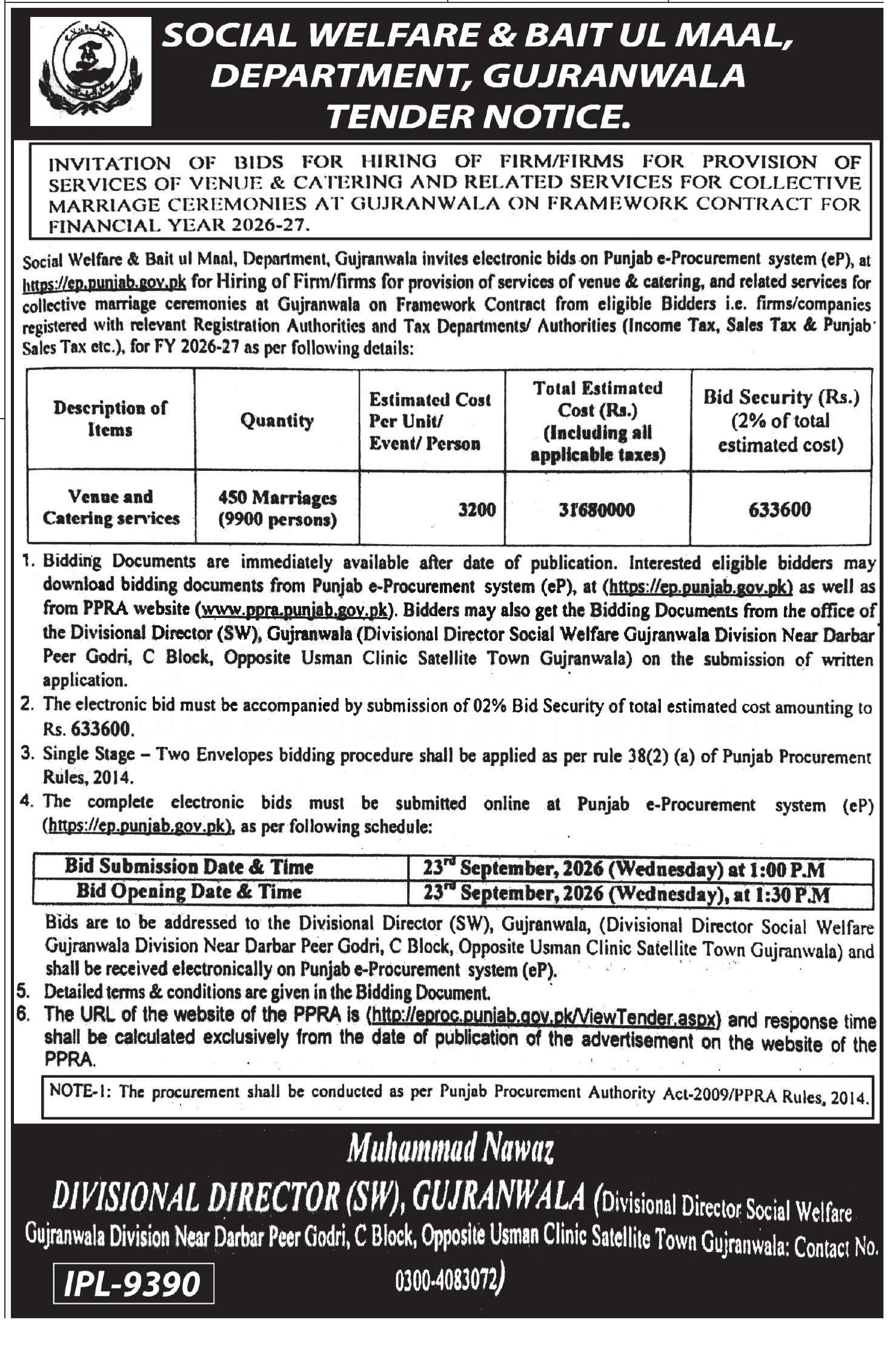 Tender Document