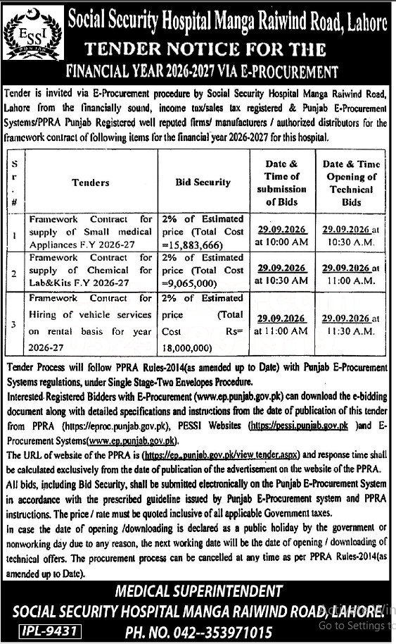 Tender Document
