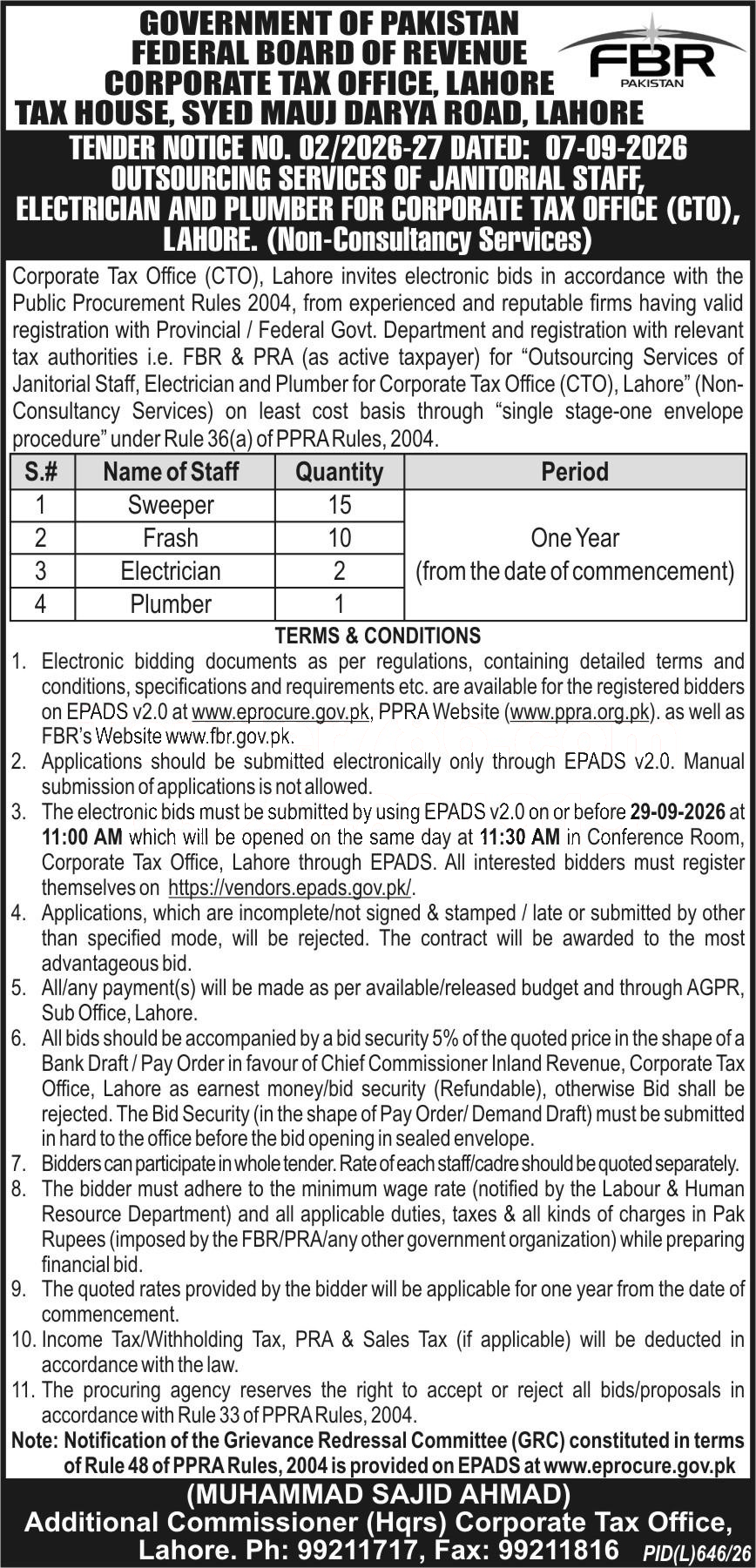 Tender Document
