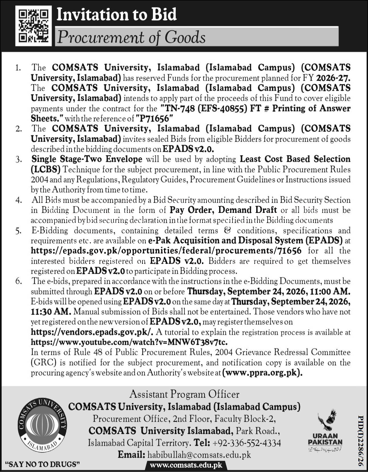 Tender Document