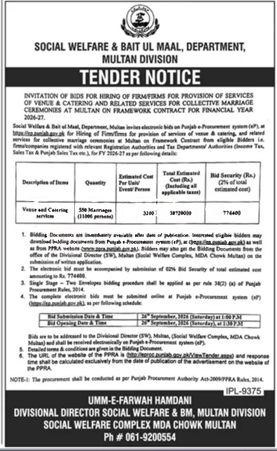 Tender Document