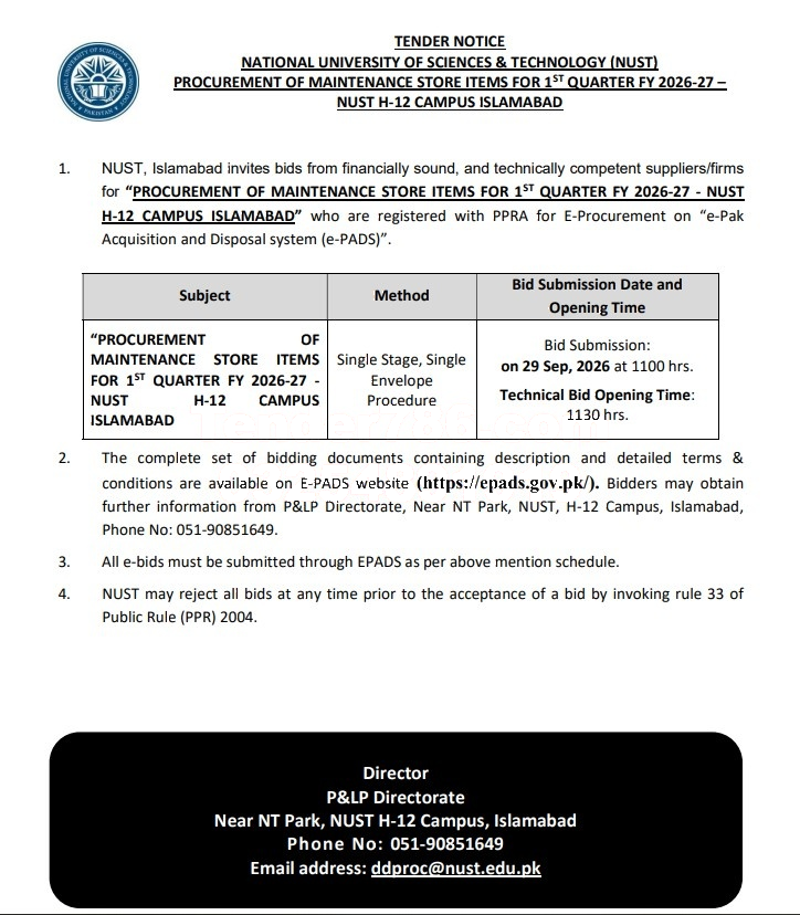 Tender Document