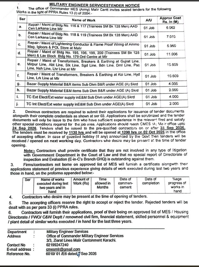 Tender Document