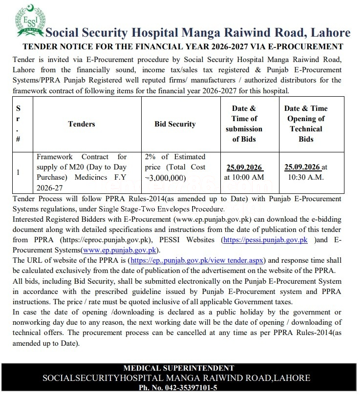 Tender Document