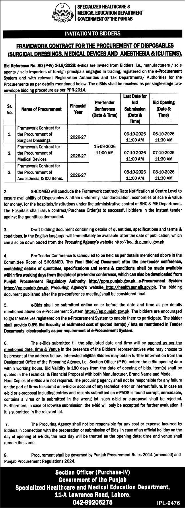 Tender Document