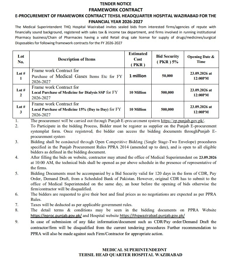 Tender Document